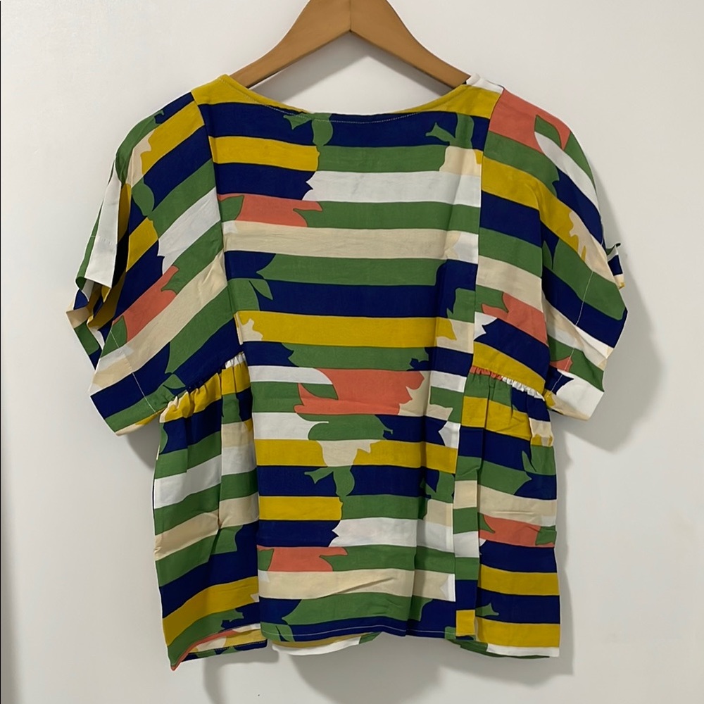 ANTHROPOLOGIE Maeve Colorful Top - Picture 2 of 5